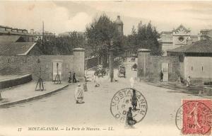 ALGERIE  MOSTAGANEM LA PORTE DE MASCARA  LL N°37   SCANS RECTO VERSO