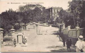MOSTAGANEM - Entrée du Quartier Colonieu