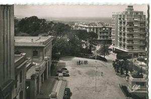 CPSM FORMAT CPA  -   MOSTAGANEM  -  LA PLACE DE L' HOTEL DE VILLE