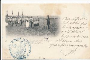 MOSTAGANEM - Décoration du Drapeau du 2° Tirailleurs Algériens