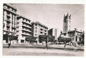 MOSTAGANEM  ALGERIE LA PLACE DE LA MAIRIE CPSM BON ETAT