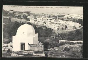 CPA Mostaganem, Marabout de Sidi-Abd-el-Kader et le Quartier Arabe