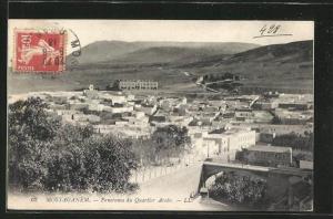 CPA Mostaganem, Panorama du Quartier Arabe
