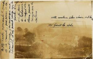 CARTE PHOTO  MOSTAGANEM CAMP MILITAIRE DE LA REMOULE RMOUDE ALGERIE BRIGADIER GUERRE CASERNE 1908