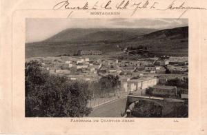 cpa  MOSTAGANEM panorama du quartier arabe  (12.97)