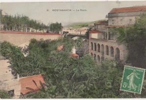 CPA ALGERIE MOSTAGANEM Le Ravin carte colorisée 1908