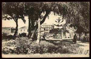 Cpa  Algérie  Mostaganem  entrée de la Ville vue du jardin public    LEQ6