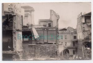 Mostaganem (à confirmer), carte-photo innondations de 1927, catastrophe, chapellerie, Algérie