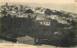 ALGERIE  MOSTAGANEM - VUE GENERALE