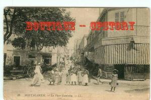 ALGERIE - MOSTAGANEM - La Place Gambetta - Dos Scané