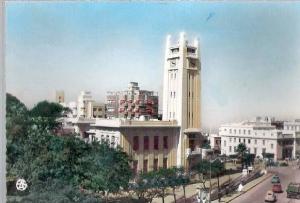 V  62 CPSM MOSTAGANEM L'HOTEL DE VILLE ET LA POSTE