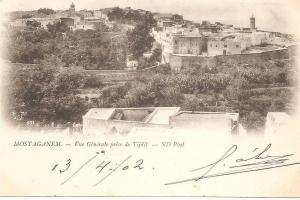 algérie MOSTAGANEM   vue    prise   de  tijdit