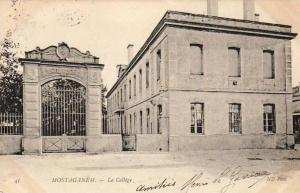 ALGERIE  MOSTAGANEM  Le Collège  ...... ( Ref FA352 )