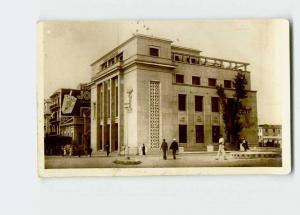 523 )  MOSTAGANEM. Le palais consulaire et l'avenue du 1er de ligne . 2 Scans. Année 19**