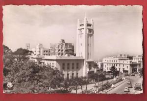 P0319 Mostaganem L'Hôtel de ville et la Poste. Circulé, timbre manque. Sirecky