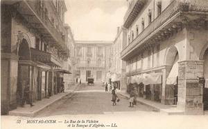 CPA ALGERIE MOSTAGANEM LA RUE DE LA VICTOIRE RARE BELLE CARTE !!