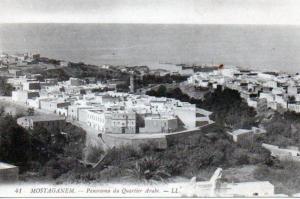 ALGERIE )   MOSTAGANEN  PANORAMA DU QUARTIER ARABE