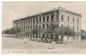 MOSTAGANEM. Intérieur de la Caserne Colonieu 2ème Tirailleurs. (animée)