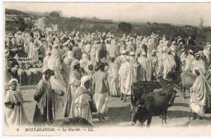 MOSTAGANEM. Le marché. (animée)