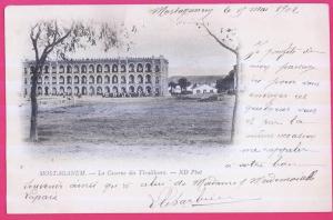 1580 - ALGERIE - MOSTAGANEM - La Caserne des Tirailleurs  (dos non divisé)