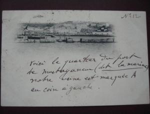 MOSTAGANEM - Le quartier du port dit la marine - Précurseur 1900