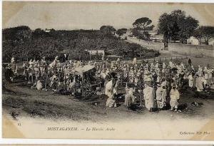 ALGERIE   MOSTAGANEM   LE MARCHE ARABE