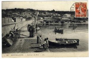 ALGERIE  MOSTAGANEM   INTERIEUR DU PORT