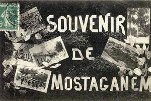 cpa multivues-Algerie-souveni r de Mostaganem