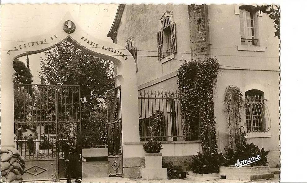 cp MEDEA Quartier yusuf ( caserne 1er régiment de spahis algériens)