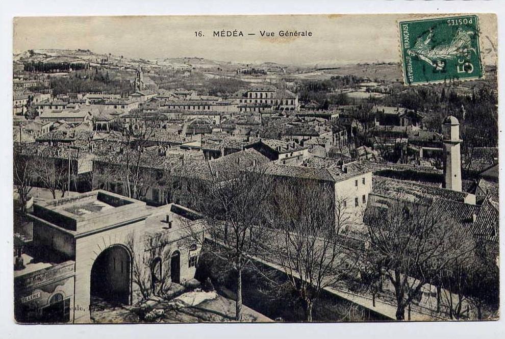 I5 - ALGERIE - MEDEA - vue générale (1909)