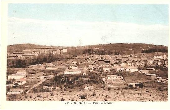 ALGERIE- ref no 590- medea - vue generale   - bon etat