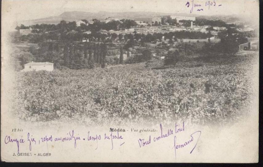 ALGERIE....MEDEA.....VUE GENERALE...‹(•¿•)›