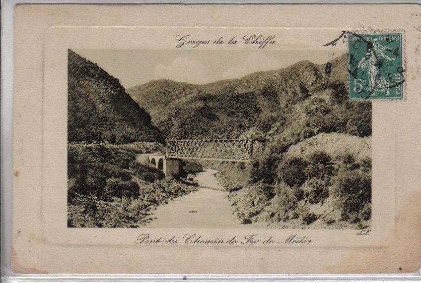 269,  Gorges de la CHIFFA, Pont de Chemin de Fer de Médéa