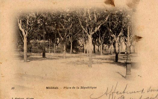 CPA-ALGERIE-MEDEAH-PLACE DE LA REPUBLIQUE-
