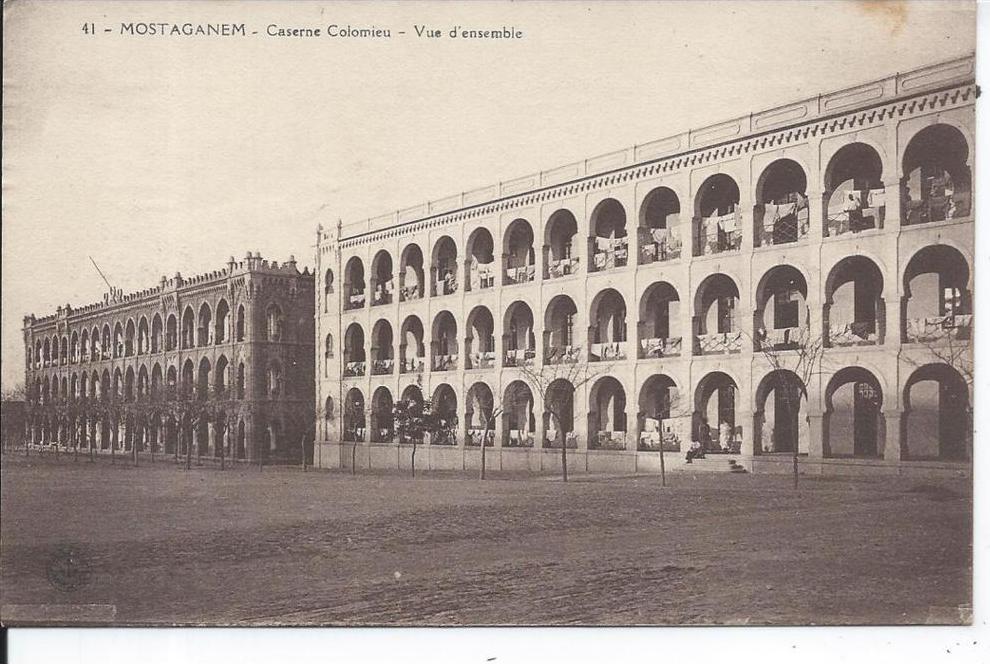 ALGERIE - MOSTAGANEM - Caserne Colomieu - vue d'ensemble