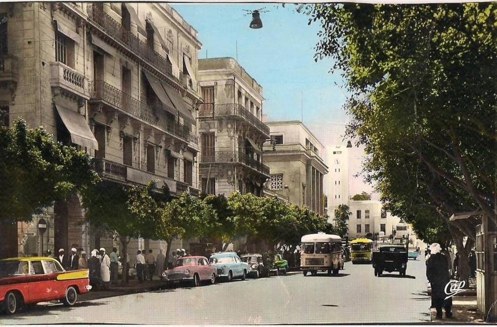 ALGERIE MOSTAGANEM  LES ARCADES  CPSM NO 1591 TRES ANIMEE