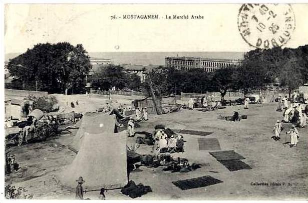 ALGERIE  MOSTAGANEM  LE MARCHE ARABE
