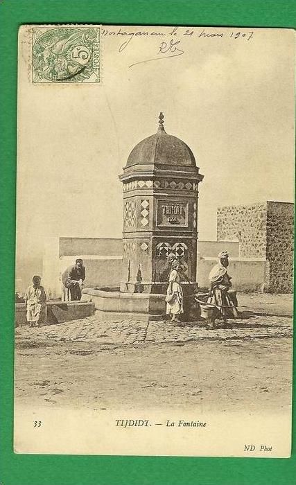 cpa  Algérie  TIJDIDT  la Fontaine        ...............KER1