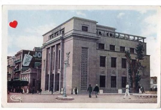 ALGERIE-17995-MOSTAGANEM (Oran)-Le Palais Consulaire ----------animée