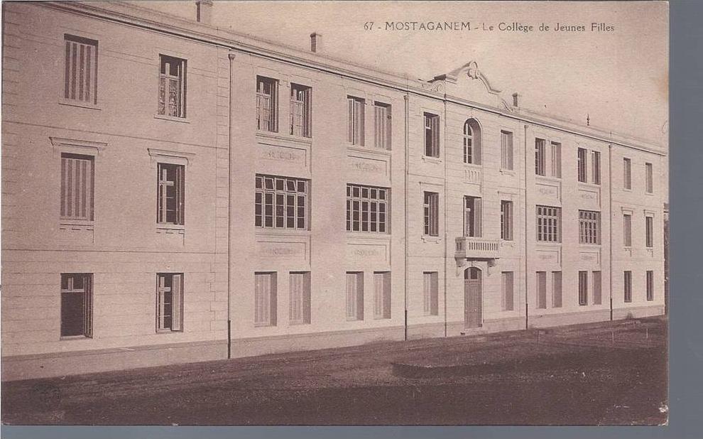 CPA LE COLLEGE DE JEUNE FILLES EN 1915