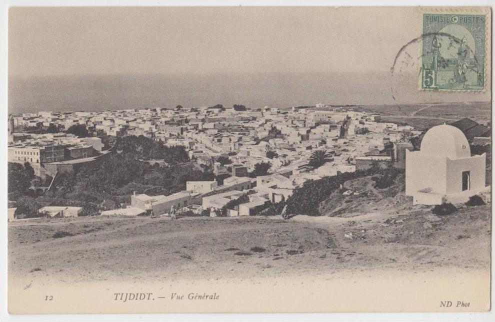 cpa Algerie Mostaganem Tijdidt Vue Générale