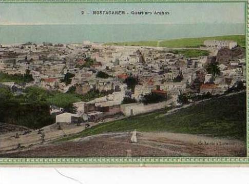 MOSTAGANEM  Quartiers Arabes, bords en relief