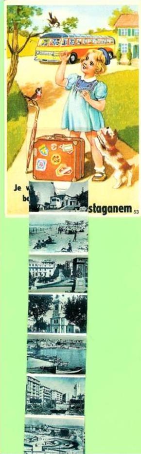 Je vais passer de belles vancances à Mostaganem (Systeemkaart - carte à système)
