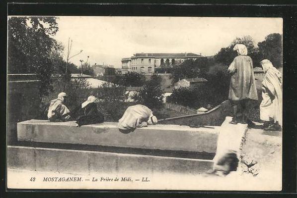 CPA Mostaganem, La Priere de Midi