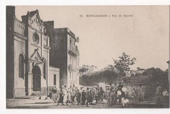 ALGERIE - MOSTAGANEM - rue du marché