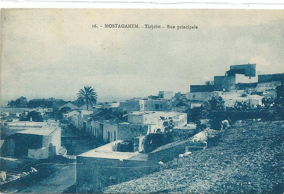 (ALGERIE) MOSTAGANEM. Tidjditt. Rue principale