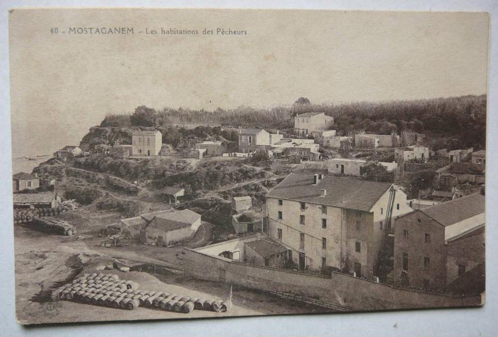 Mostaganem habitations de pêcheurs