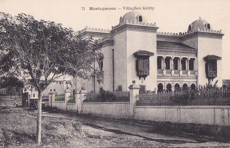 n - rare  Cpa MOSTAGANEM -  Villa Ben Kritly