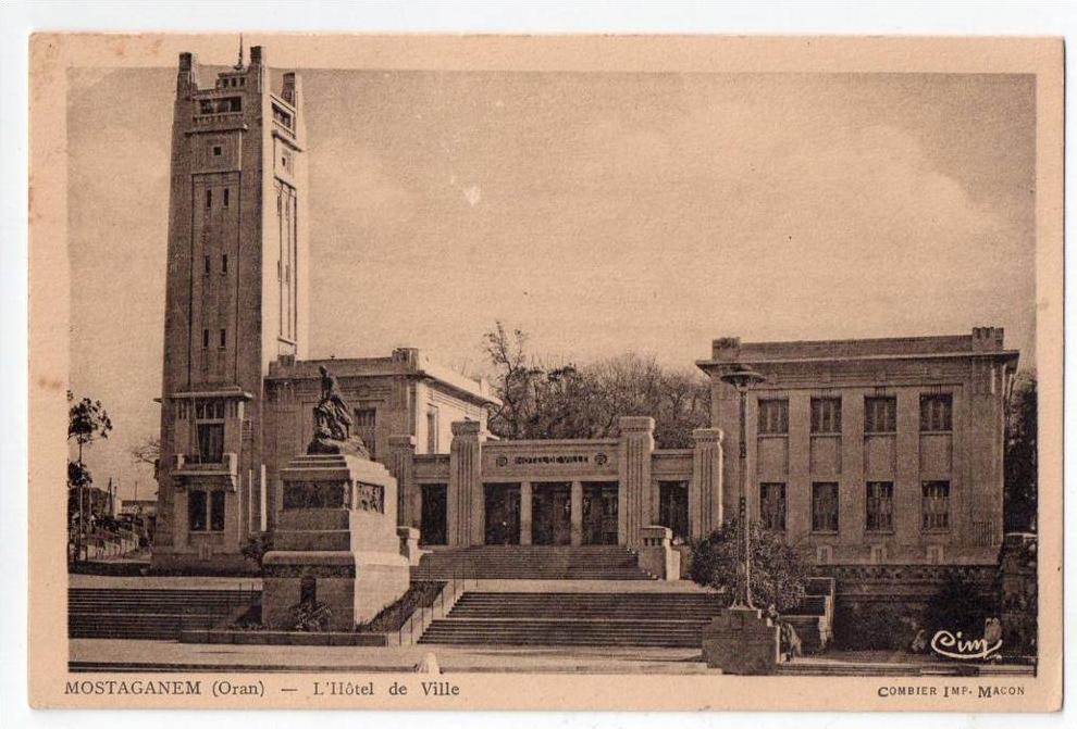Mostaganem (Oran), l´hôtel de ville, C.I.M., Algérie