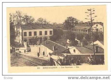 MOSTAGANEM, Algeria.- Les Casernes, 1910-20s